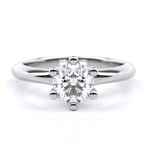 Zoe Six Prong Solitaire Engagement Ring