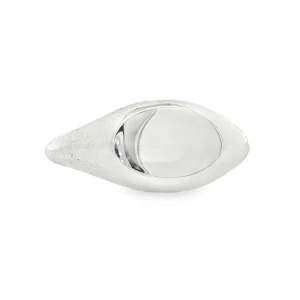 Oval Chevalier Ring in Rhodium-Plated Sterling Silver 925°