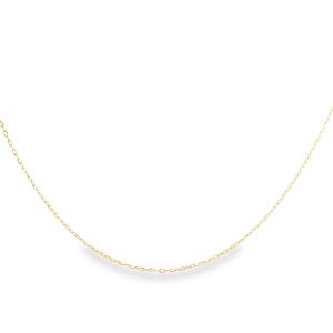 Cable Chain necklace in 14k yellow gold