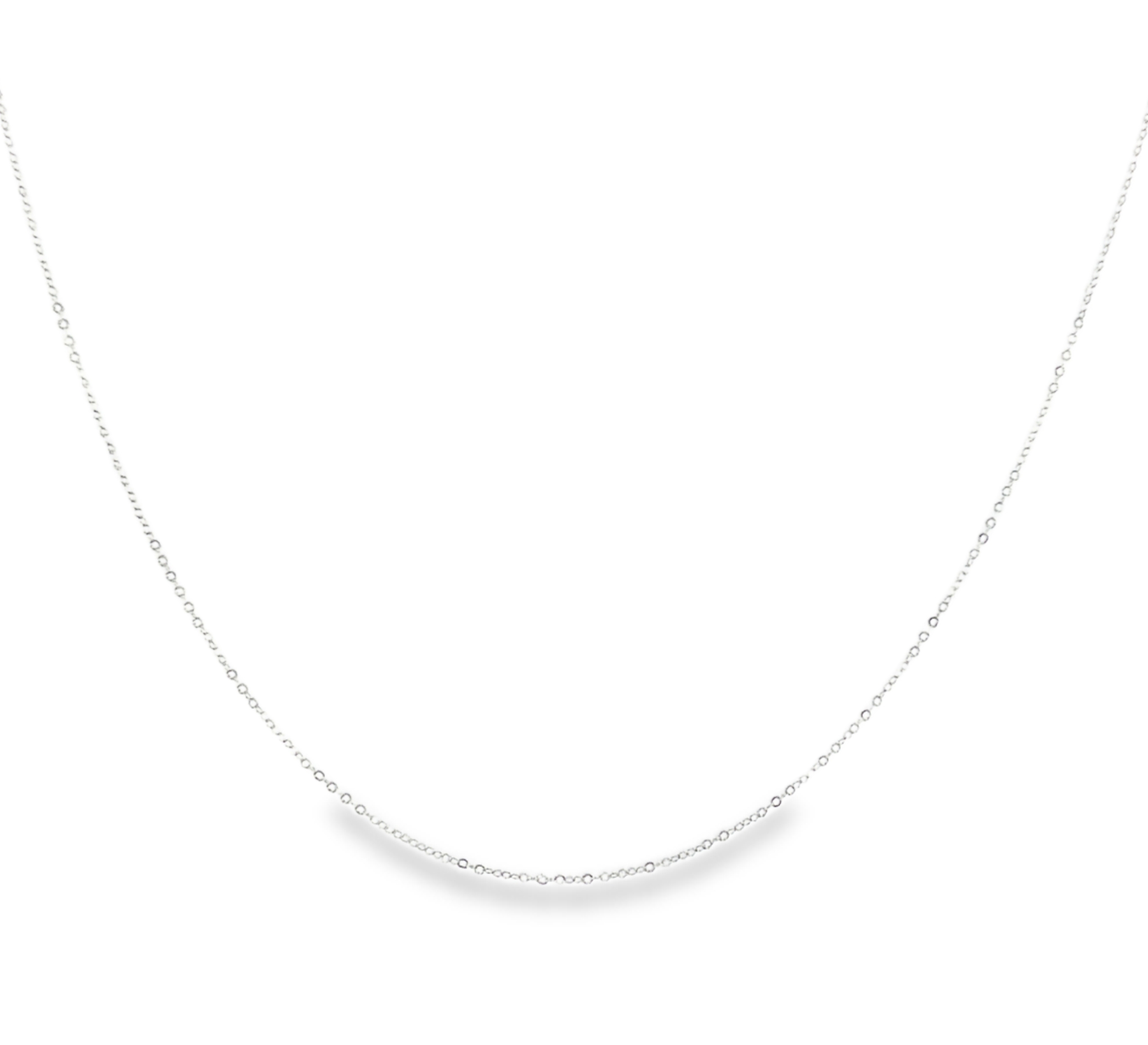 Krikat chain necklace in 14k white gold