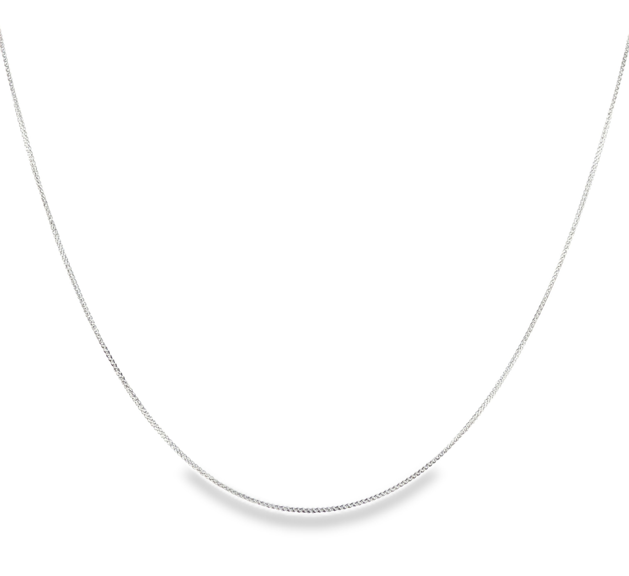 Spigga Chain naclace in 14k white gold