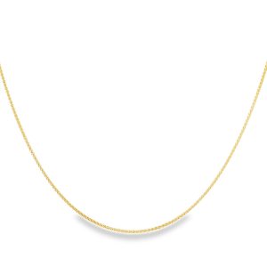 Premium Spigga Chain necklace in 18k yellow gold