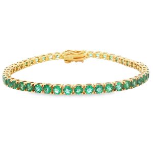 emerald tennis bracelet